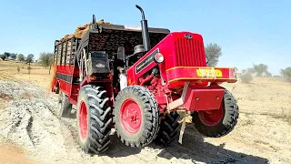 Mahindra 585 Di xp plus tractor first time trolley pulling | Powerfull Tractor | New Tractor video