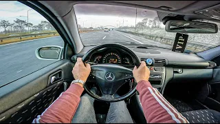 Mercedes C Class W203 Coupe | C180 129HP | POV Test Drive