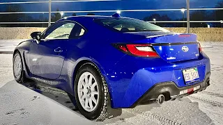 BRZ in the Snow! Here's my Perfect Winter Setup - POV First Driving Impressions