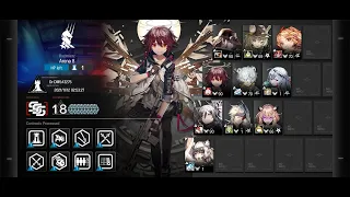 [ ARKNIGHTS ] CC#5 Permanent Map - Arena 8 Risk 18 Day 1 week 1 | buff team + low rarity *4 |