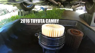 Oil Change on a 2016 Toyota Camry