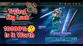My Luck Rate 10000% is it worth🤔 | shadow fight arena rift key opening | shadow fight arena rift |
