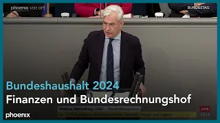 Bundestagsdebatte zum Bundeshaushalt 2024 - Einzelplan Finanzen am 30.01.24