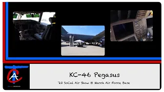 KC-46 Pegasus Military Static Display WALKTHROUGH [1080p] @ 2023 SoCal Air Show - March Field