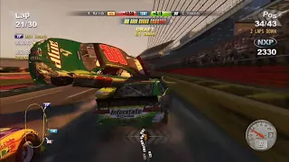 NASCAR The Game 2011 Crashes #4