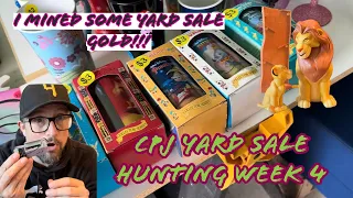 I MINED SOME YARD SALE GOLD!! CPJ Yard Sale Hunting Week 4 #yardsales #yardsalefinds #toycollector