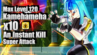 X10 Kamehameha Is A 2 Ki Bar ULTIMATE ATTACK At Level 120 In Dragon Ball Xenoverse 2!