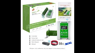Mars Rock Deluxe Version 2000W~ 3000W MPPT Wind Solar Hybrid Controller Packing and Operation