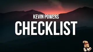 Kevin Powers - Checklist (Lyrics)
