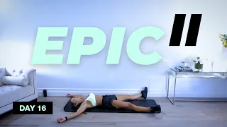 30 Min SUPERset HIIT Workout / No Equipment | EPIC II - Day 16