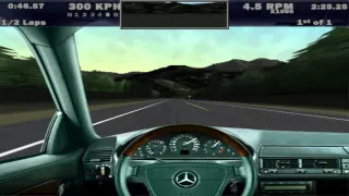 Need For Speed III: Hot Pursuit - Mercedes SL600 Speed Test