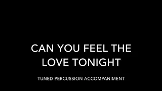 Can you Feel the Love Tonight Tuned Percussion Backing Track