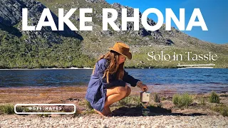 Overnight Hike to Lake Rhona - Solo Hiking Tasmania