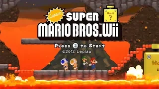 Cannon Super Mario Bros. wii (100% COMPLETE ALL STAR COINS NO DEATH)