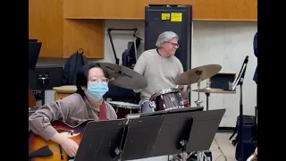 In Rehearsal: Eastman Jazz Lab Band feat. Larry Aberman '86E, drums