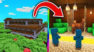 Encontramos una SALA SECRETA en la MANSION de los PILLAGERS de MINECRAFT! 😱