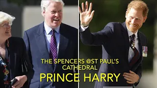 Prince Harry has the support of the Spencers(Princess Diana’s family) at St Paul’s Cathedral London