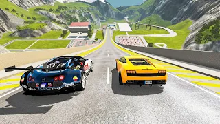 Big Ramp Jumps with Expensive Cars beamNG.drive  @IndianKidsGames