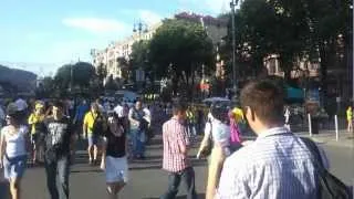 Euro 2012 fans in Kiev
