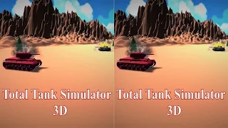 Total Tank Simulator 3D VR  video 3D SBS # 1 google cardboard