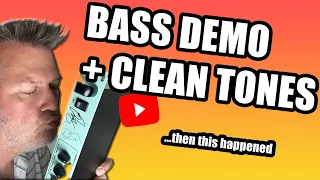 Tech 21 GED-2112 Geddy Lee Signature SansAmp Bass Preamp - DEMO with CLEAN TONES and DIRTY