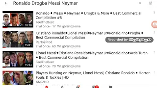 Ronaldo , Messi, Neymar Jr, Drogba ,More!! Futbolcu reklamları