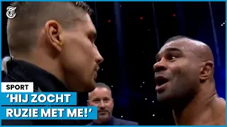 Overeem dist verhoeven na gevecht: 'Hij heeft make-up op!'