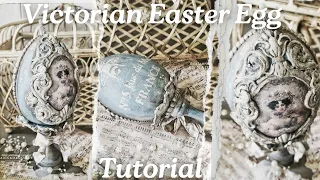 Victorian Easter egg - tutorial DIY
