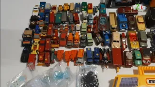 Unboxing vintage Lesney Matchbox diecast toy cars