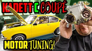 Wir TUNEN unseren 1.2l MOTOR - Opel Kadett C Coupé - Erste Stufe: DOPPELVERGASER!