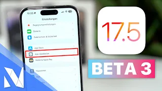 iOS 17.5 Beta 3 - Was ist neu? (eSIM, Sideloading & Fehlerbehebungen) | Nils-Hendrik Welk