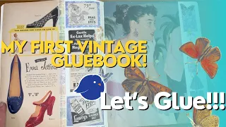 My First VINTAGE Themed Gluebook! Let’s craft together!