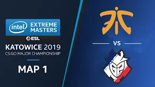 CS:GO - G2 vs fnatic [Mirage] Map 1 Ro4 - Challengers Stage - IEM Katowice 2019