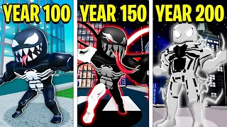 200 YEARS As VENOM! (Roblox)