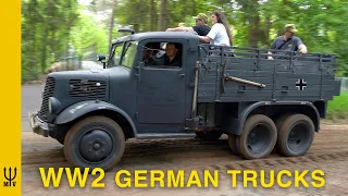 You have Never seen these WW2 German Wehrmacht Trucks before?