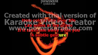 Paradise Lost - Erased (Karaoke)