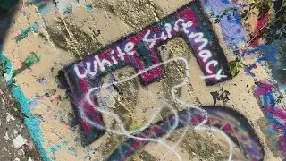 Community Members Cover Hateful Graffiti In New Ulm Only For It To Reappear