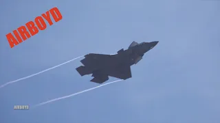 USMC F-35B Demo Team Practice #2 - Miramar Air Show (2018)