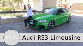 2017 Audi RS3 Limousine 2.5 TFSI Test / 400 PS aus fünf Zylindern (ENGLISH Subtitles) - Autophorie