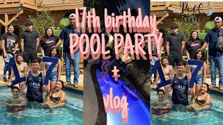 17th POOL BIRTHDAY PARTY + vlog !