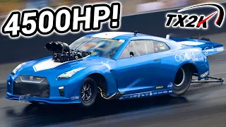 FASTEST GTR IN THE WORLD!!! TX2K Drag Racing World Record!