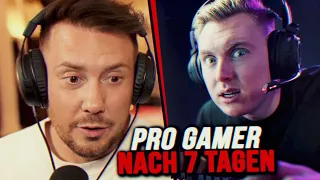 Schafft er es in 7 Tagen zum Pro-Gamer? 🎮🤨