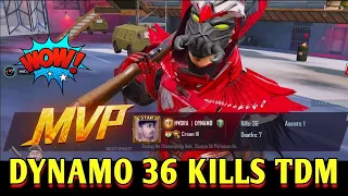 DYNAMO - BEST TDM MATCH EVER WITH 36 KILLS ALONE | BATTLEGROUNDS MOBILE INDIA | BEST OF BEST