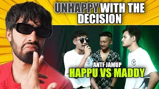 I'm Unhappy With The Decision 🤷|  HAPPU VS MADDY | ROUND 2 BATTLE 1(Reaction)