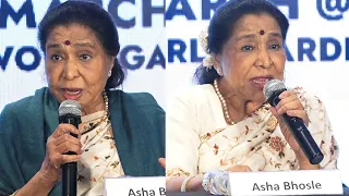 Legendary Singer Asha Bhosle At Press Conference For Biggest Concert Asha@90 Woh Phir Nahi Aate 👌🤩