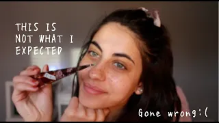 PUTTING HENNA FRECKLES ON MY FACE // GONE WRONG!!