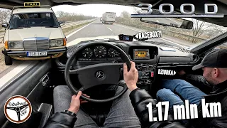 1981 Mercedes 300D "TAXI" | Beczka z 1 mln km. Prezentacja, 0-100 km/h, wyciszenie. | 4K