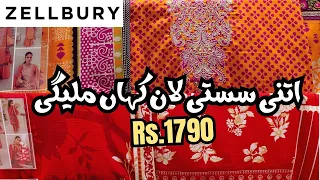 Zellbury New Summer Collection 2024 ll zellbury unstitched collection in Rs.1790 only 😱