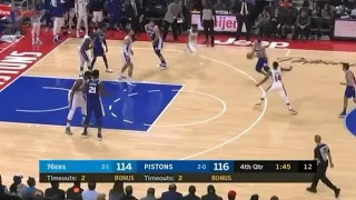 Philadelphia Sixers vs Detroit Pistons Overtime +Final 2 Min Highlights Full Game October 23