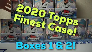 2020 Topps Finest Case Break: Boxes 1&2 - Nasty Orange Dual Auto #/25!